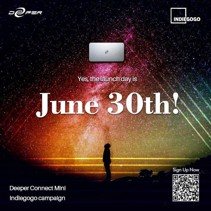 Deeper Connect’s Indiegogo Campaign Launch Date is here, June 30th!