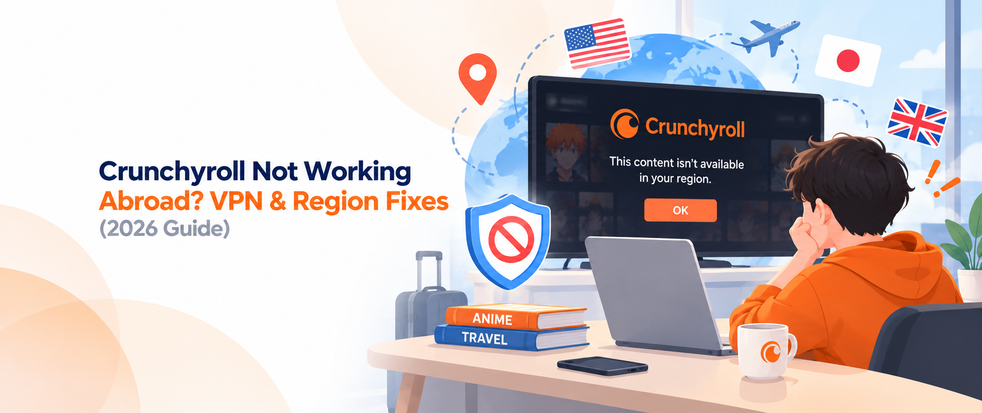 Crunchyroll Not Working Abroad? VPN & Region Fixes (2026 Guide ...